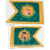 Hunbolt Kétoldalas Rákóczi zászló másolata poliészter anyagból 60x90 cm-es