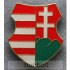 Hunbolt Kossuth címer jelvény 15 mm ezüst színű