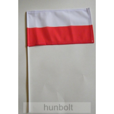Hunbolt Lengyel zászló 15x25cm, 40cm-es műanyag rúddal dekoráció