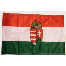 Hunbolt Magyar címeres 2 oldalas motoros zászló 25X35 cm dekoráció