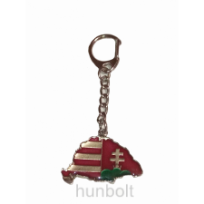 Hunbolt Nagy-Magyarországos osztott színes kulcstartó 27x18 mm kulcstartó