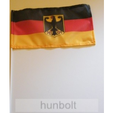 Hunbolt Német címeres zászló 15x25cm, 40cm-es műanyag rúddal idegen nyelvű könyv