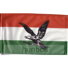 Hunbolt Nemzeti színű fekete turulos zászló 60x90 cm kerti dekoráció