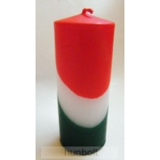 Hunbolt Nemzeti színű henger gyertya 15 cm ajándéktárgy