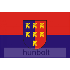 Hunbolt Siebenbürgen zászló 15x25 cm, 40 cm-es műanyag fehér pálcával idegen nyelvű könyv