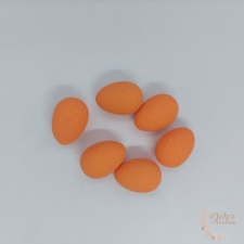 Hungarocell tojás - 3,5 cm - narancs dekoráció