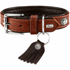 Hunter Collar Cody nyakörv konyak/sötét barna M nyakörv, póráz, hám kutyáknak