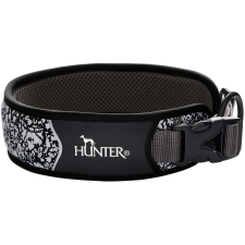 Hunter Divo Reflect nyakörv szürke/fekete M nyakörv, póráz, hám kutyáknak