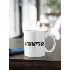  HUNTER feliratú bögre egyedi ajándék