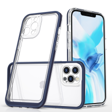 Hurtel Átlátszó 3az1ben tok iPhone 12 Pro Max Blue tok Gel tok tok és táska