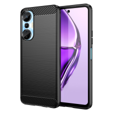 Hurtel Carbon Case Infinix Hot 20S rugalmas szilikon carbon tok fekete tok és táska