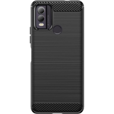 Hurtel Carbon Case Szilikon Tok Nokia C22 - Fekete (9145576282601) tok és táska