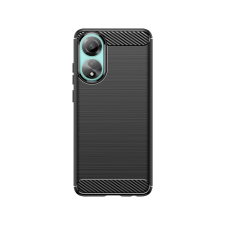 Hurtel Carbon Case szilikon tok Oppo A78 4G - fekete tok és táska