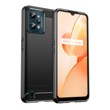 Hurtel Carbon Case tok Realme C31 rugalmas szilikon Carbon tok fekete tok és táska