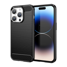 Hurtel Carbon TOK IPHONE 14 PRO FEKETE tok és táska