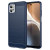 Hurtel Carbon tok Motorola Moto G32 rugalmas szilikon karbon borításhoz kék