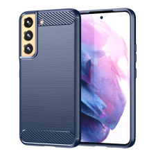 Hurtel Carbon tok Samsung Galaxy S23 rugalmas szilikon Carbon tok kék tok és táska