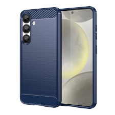 Hurtel Carbon tok Samsung Galaxy S25 - kék tok és táska