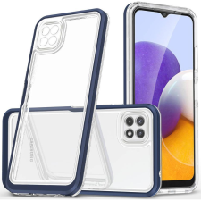 Hurtel Clear 3az1ben Tok Samsung Galaxy A22 5G Gél Telefontok Kék (187730410) tok és táska