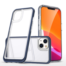Hurtel Clear 3in1 tok iPhone 13 mini gél tok, kék tok és táska