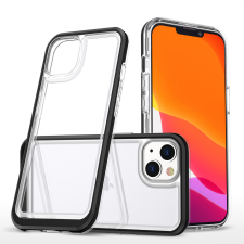 Hurtel Clear 3in1 tok iPhone 13 mini gél tok, tok fekete tok és táska