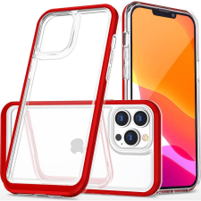 Hurtel Clear 3in1 Tok iPhone 13 Pro Max Telefontok Gél Piros (187730376) tok és táska
