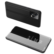 Hurtel Clear View Case Xiaomi Redmi Note 12 5G / Poco X5 5G flipes tok fekete tok és táska