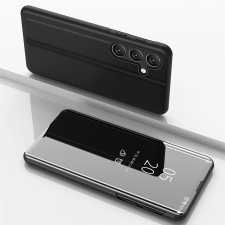 Hurtel Clear View kinyitható tok Samsung Galaxy S24 FE - fekete tok és táska