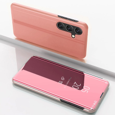 Hurtel Clear View kinyitható tok Samsung Galaxy S25 Plus - rózsaszín tok és táska