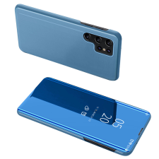Hurtel Clear View tok Samsung S24 Ultra patent - kék tok és táska
