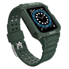 Hurtel Csereszíj Apple Watch 2/3/4/5/6/7/SE (42/44/45mm) zöld mobiltelefon kellék