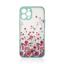 Hurtel Design tok iPhone 12 Pro virág tok világoskék színben tok és táska