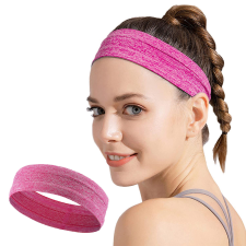 Hurtel Elasztikus szövet fejpánt futáshoz fitness rózsaszín tok és táska