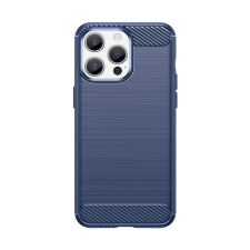 Hurtel Flexible Carbon mintás tok iPhone 15 Pro Carbon tok - kék tok és táska