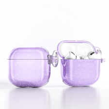 Hurtel Glitter tok AirPods 4 - lila fülhallgató, fejhallgató tok