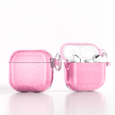 Hurtel Glitter tok AirPods 4 - rózsaszín fülhallgató, fejhallgató tok