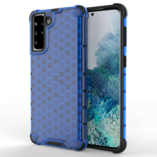 Hurtel Honeycomb armored a gel frame Samsung Galaxy S22 kék telefontok tok és táska