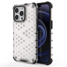 Hurtel Honeycomb tok Armor tok TPU Bumper iPhone 13 Pro átlátszó tok és táska