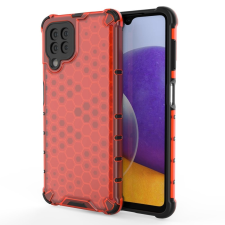 Hurtel Honeycomb tok Armor tok TPU Bumper Samsung Galaxy A22 4G Red tok és táska