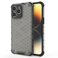 Hurtel Honeycomb tok iPhone 14 Pro Armor hibrid tok fekete tok és táska