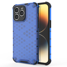 Hurtel Honeycomb tok iPhone 14 Pro Armor hibrid tok kék tok és táska
