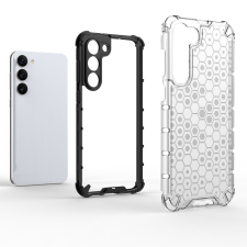Hurtel Honeycomb tok Samsung Galaxy S23+ Armor hibrid tok átlátszó tok és táska