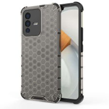 Hurtel Honeycomb tok ütésálló tok gél Vivo V23 5G fekete tok és táska