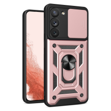 Hurtel Hybrid Armor Camshield Samsung Galaxy S23+ tok kameravédővel rózsaszín tok és táska