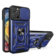 Hurtel Hybrid Armor Camshield tok iPhone 16 Pro - kék tok és táska