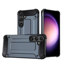 Hurtel Hybrid Armor Camshield tok Samsung Galaxy S25 Plus - kék tok és táska