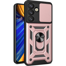 Hurtel Hybrid Armor Camshield Tok Samsung Galaxy S25 - Rózsaszín (5907769367762) tok és táska