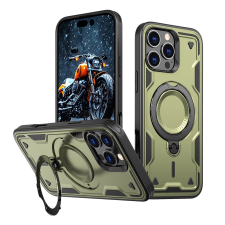 Hurtel Hybrid Armor Trendy MagSafe-kompatibilis tok iPhone 16 Pro Max - zöld tok és táska