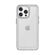 Hurtel iPhone 15 Pro Max Outer Space megerősített tok Rugalmas kerettel - átlátszó tok és táska