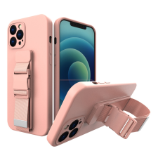 Hurtel Kötél tok GEL TPU légzsák telefontok iPhone 12 Pro max Pink tok és táska